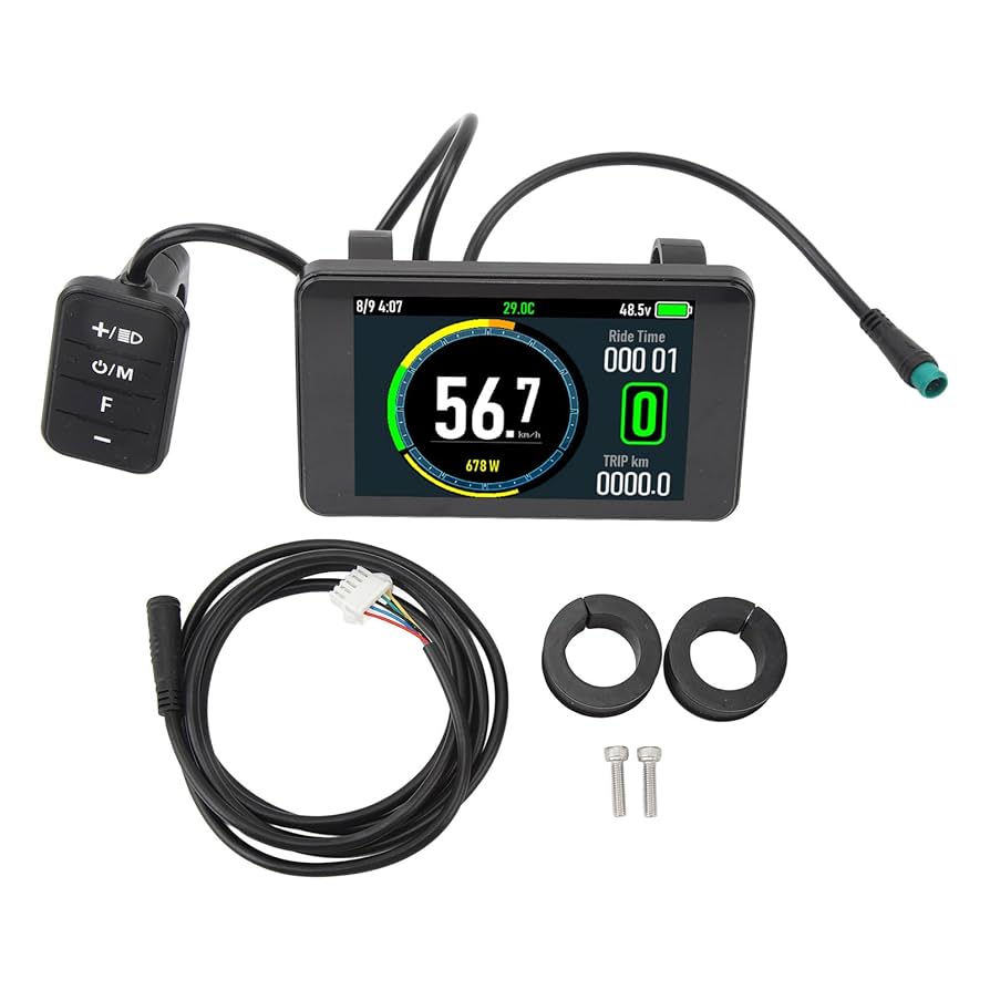 Amazon.com: Miskall Electric Bicycle LCD Display, ABS T8